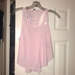 Baby pink gymshark tank!